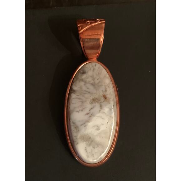 Jay King Copper and Dendritic Agate Pendant - Picture 1 of 5
